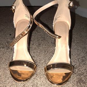 rose gold heels